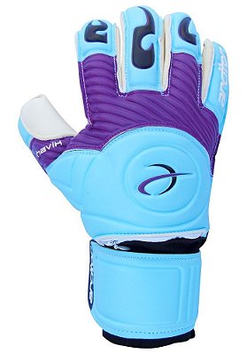 Luvas de Goleiro Arcitor Havik Rollfinger Finger Protection (Azul Roxo Preto) Extended AW Elite