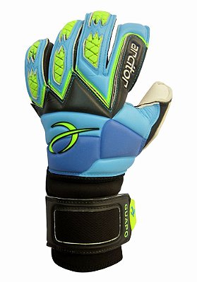 Luvas de Goleiro Arcitor Guapo Negative (Azul Verde-Limão Preto) AW Elite