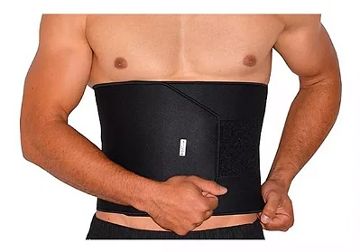 Faixa Abdominal Neoprene C/ Barbatanas 30 cm TAM  M