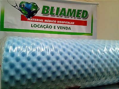 Colchão Caixa Casca De Ovo D20 - Solteiro Anti-escaras - AZUL