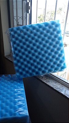 Almofada de Espuma 40X 40X 10X Perfilada Caixa de Ovo Conforto BLIAMED