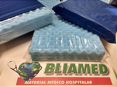 Almofada de Espuma Perfilada 40 X 40 X 10 CM Caixa de Ovo Conforto BLIAMED