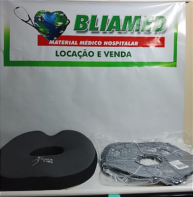 Almofada Anatomica Coccix Oriflex Preta Cap 100 Kg Supermedy