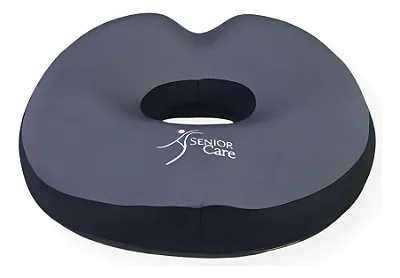 Almofada Anatomica Coccix Oriflex Preta Cap 100 Kg Supermedy
