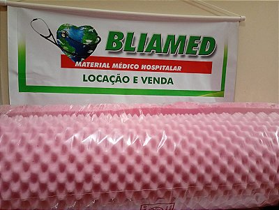 Colchão Casca De Ovo Anti-escaras Caixa De Ovo CASAL - ROSA - D20 Paropas