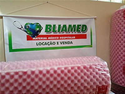 Colchão Casca De Ovo Anti-escaras Caixa De Ovo SOLTEIRO - ROSA - D20 Paropas