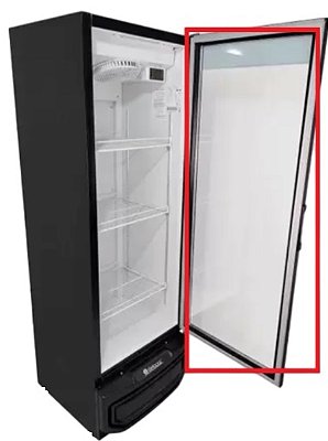 Borracha/Gaxeta - Midea MD-RS587FGA04 - 163x47 Cinza