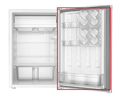 BORRACHA FRIGOBAR  CONSUL Crc08a - 58X45CM ENCAIXE