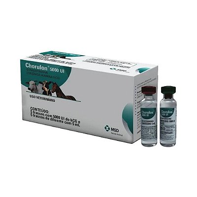 Chorulon 5000 UI + Solvente 5 mL - Msd