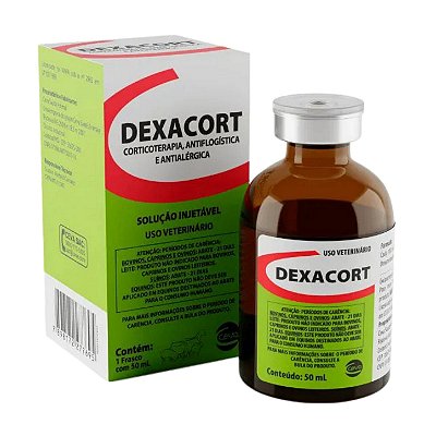 Dexacort Injetável 25 mg/ml Fr 50 mL - Ceva