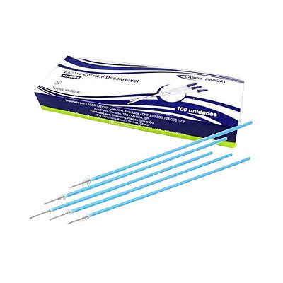 Escova Cervical Estéril Com 100 Unidades - Labor Import