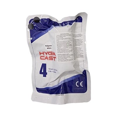 Gesso Sintético 4 Polegadas (10 cm x 3,6 m) Cor Aleatória - Hygia Cast