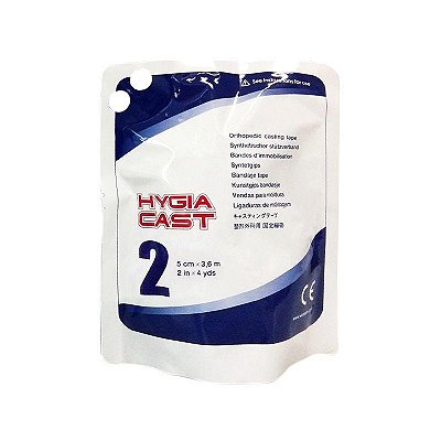 Gesso Sintético 2 Polegadas (5 cm x 3,6 m) Cor Aleatória - Hygia Cast