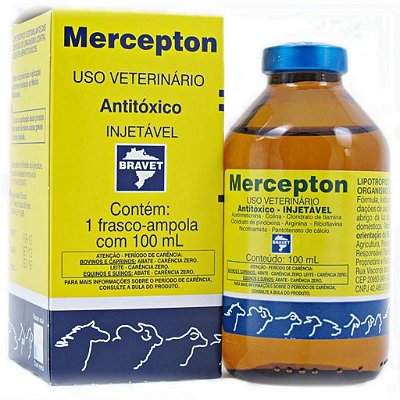 Mercepton Injetável 100 mL - Bravet