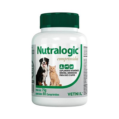 Nutralogic Com 60 Comprimidos - Vetnil