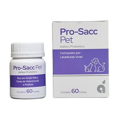 Pro-Sacc Pet 60 Comprimidos - Univittá