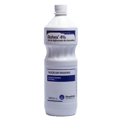 Riohex 4% Solução Com Tensoativos 1 Lt - Rioquímica