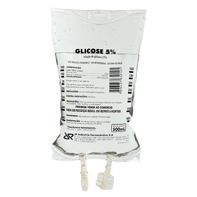 Solução De Glicose 5% 500 mL - JP Farma