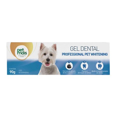 Gel Dental Pet Whitening 90 Gr - Petmais
