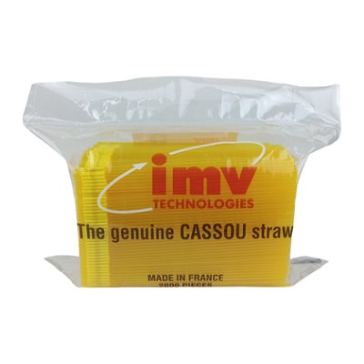 Palheta Clássica Mini 0,25 mL Amarela Com 2000 Unidades - IMV
