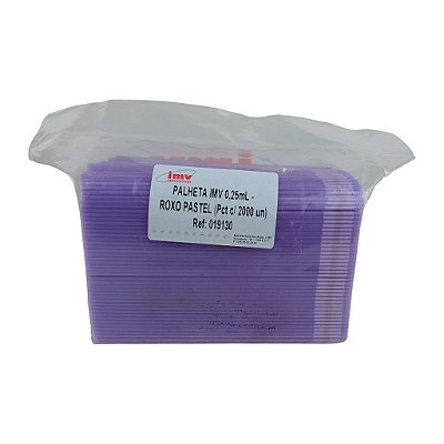 Palheta Clássica Mini 0,25 mL Lilás Com 2000 Unidades - IMV