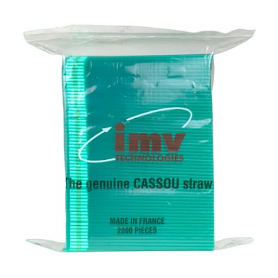 Palheta Clássica Média 0,50 mL Verde Pastel Com 2000 Unidades - IMV