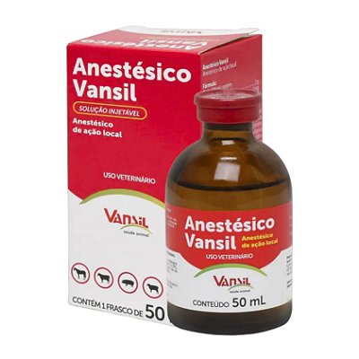Anestésico Injetável 50 mL - Vansil