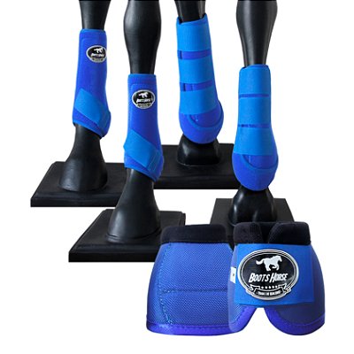 Kit Color Completo Boleteira + Cloche Azul Royal - Boots Horse