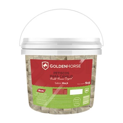 Cubos De Açúcar Sabor Maçã 1 Kg - Golden Horse