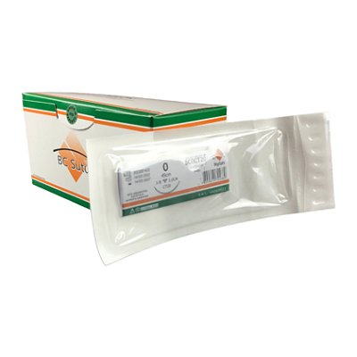 Fio Nylon Nº 0 45 Cm 3/8 T 2,0 Cm 24 Und - Bc Suture