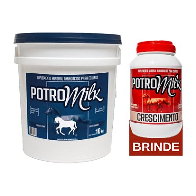 Potromilk 10 Kg + Brinde: Potromilk Crescimento 2 Kg - Organicca