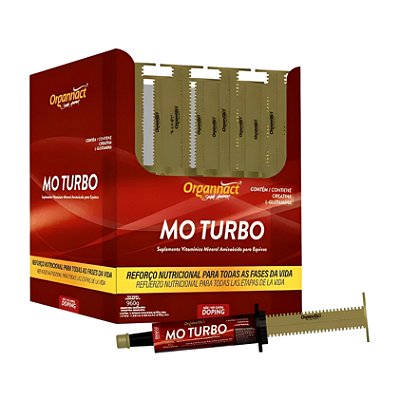 Mo Turbo 80 Gr Caixa Com 12 Seringas - Organnact