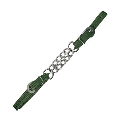 Barbela de Nylon 2 Correntes Verde Militar - Boots Horse