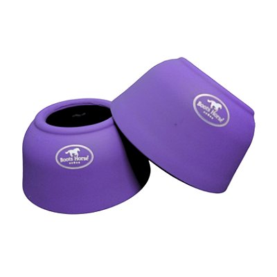 Cloches Protetores De Borracha Tam Médio Roxo - Boots Horse