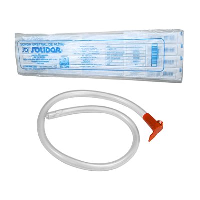 Sonda Uretral de Alívio Nº 18 10 Unidades - Solidor