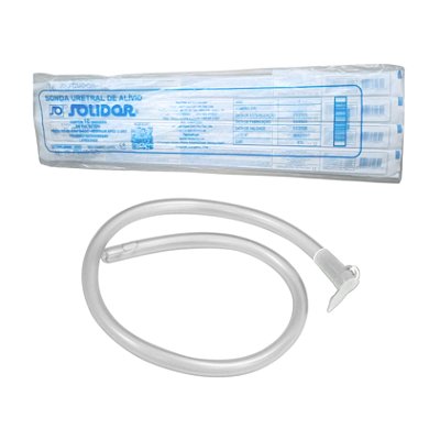 Sonda Uretral de Alívio Nº 12 10 Unidades - Solidor