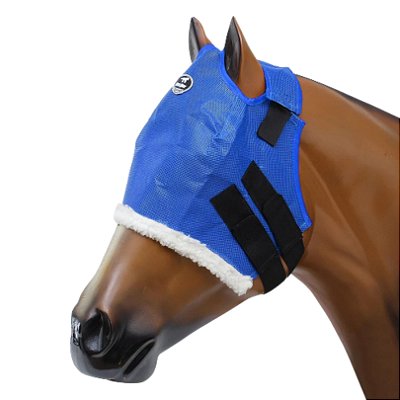 Máscara De Proteção Contra Moscas Azul Royal Tamanho G - Boots Horse