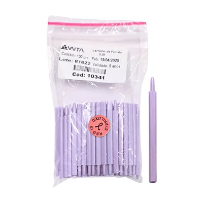 Lacrador de Palhetas 0,25 Roxo 100 Unidades - WTA