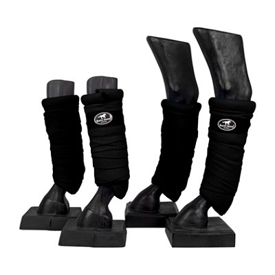 Conjunto De Liga Marchador Preto - Boots Horse
