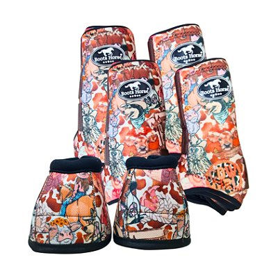 Kit Color Completo Estampa Cow Girl - Boots Horse