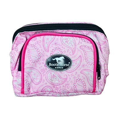 Pochete Mod Exportação Estampa Paisley Rosa Tamanho G - Boots Horse
