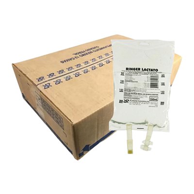 Ringer Lactato 250 mL Caixa Com 35 Unidades - JP Farma