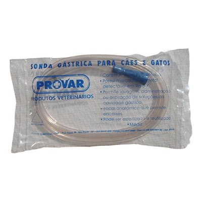 Sonda Gástrica Para Cães E Gatos Média - Provar