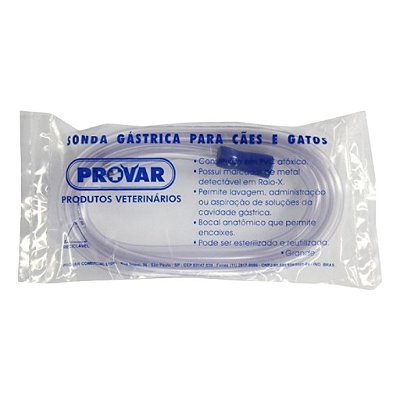 Sonda Gástrica Para Cães E Gatos Grande - Provar