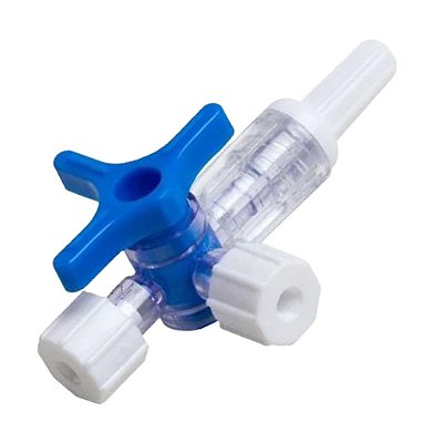 Torneira De 3 Vias Luer Lock Unitário - Solidor