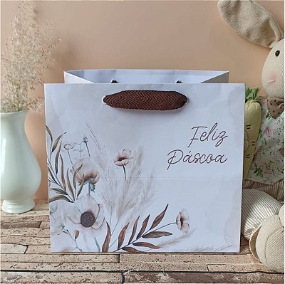 Sacola Confeitaria P - Flower - 10 unidades