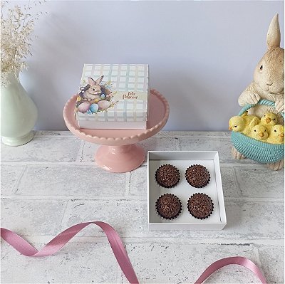 Caixa 4 doces - Bunny - 10 unidades