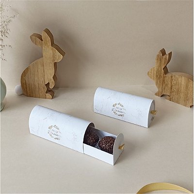 Caixa macarons - Marble - 10 unidades