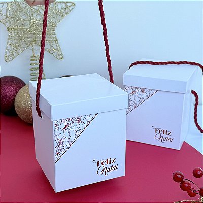 Caixa mini panetone - Linha Celebração - 10 unidades