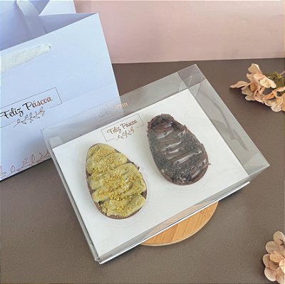 Caixa para 2 ovos de colher - ENCANTO- 10 unidades